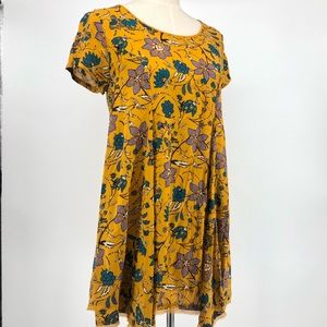 🎈silence +noise Witchy T-Shirt Floral Tunic Dress